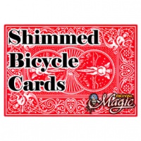 Shim Card Double Poker Bicycle Red